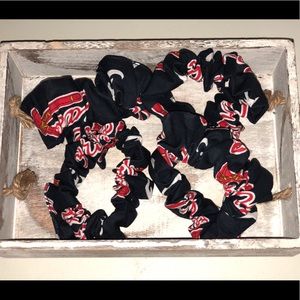 Atlanta Braves Scrunchies set of 2